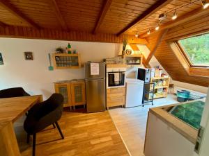 Kuchyň nebo kuchyňský kout v ubytování Ferien im Schwarzwald Freiamt