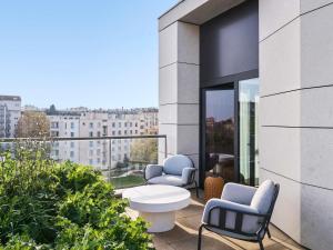 Χώρος καθιστικού στο TRIBE Lyon Croix Rousse