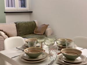 Posezení v ubytování Sant Alessandro centralissimo Bilocale