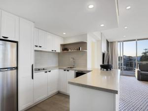 Η κουζίνα ή μικρή κουζίνα στο Peppers Manly Beach