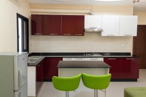 Una cocina o cocineta en Ste Raphaelle Guest House