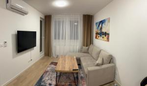 Μια τηλεόραση ή/και κέντρο ψυχαγωγίας στο Nearport Apartment