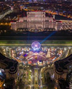 Άποψη από ψηλά του George&Dragon Rooms