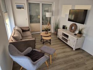 Istumisnurk majutusasutuses Apart Seegras