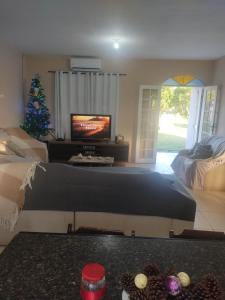 Posezení v ubytování Casa Sossêgo