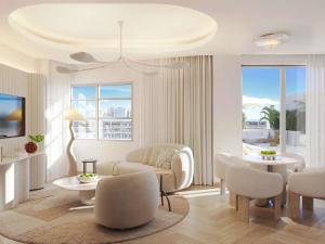 Χώρος καθιστικού στο Delano Miami Beach