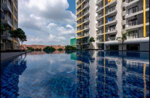 Πισίνα στο ή κοντά στο 7-10mins subang airport dk impian 2 Room 2-4pax