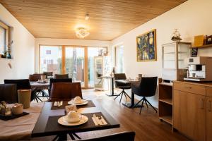 Χώρος καθιστικού στο Gästehaus Gritsch