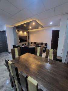 Posezení v ubytování Grand Fountain 2 bedroom unit