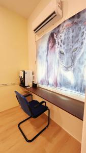 Μια τηλεόραση ή/και κέντρο ψυχαγωγίας στο D Cloud Homestay