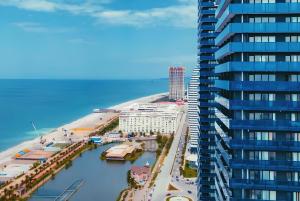 Üldine merevaade või majutusasutusest Agent orbi aparthotel pildistatud vaade