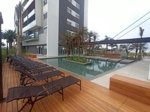 La alberca dentro o cerca de Alto Padrão e Tranquilidade no Litorial Norte