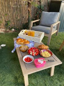 Jídlo v prázdninového domu nebo okolí