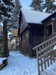 Chata pri 7 jazerách talvel