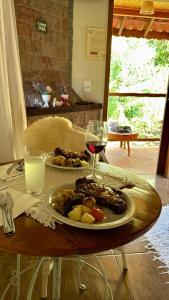 Jídlo v chaty nebo okolí