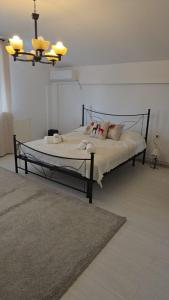 Voodi või voodid majutusasutuse Relax studio Craiovita toas