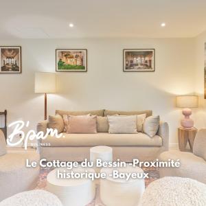 Posezení v ubytování Le Cottage du Bessin - Proximité historique - Bayeux