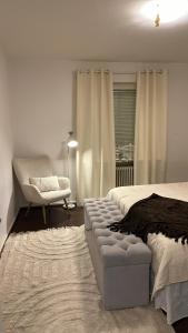 Ένα ή περισσότερα κρεβάτια σε δωμάτιο στο Apartment close to city