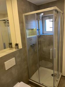 Koupelna v ubytování Appartment Haus Rothenhaus Hamburg