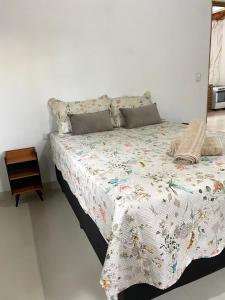 Postel nebo postele na pokoji v ubytování Casa Lilás no Vale do Capão