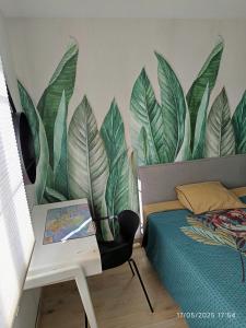 Χώρος καθιστικού στο Chez Nicks