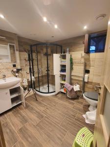 Ένα μπάνιο στο Apartmán HRANICE - Hřensko