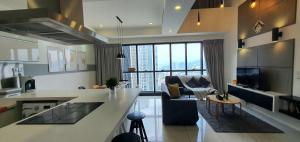 Kuchyň nebo kuchyňský kout v ubytování Mcity JALAN AMPANG KLCC