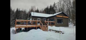 Le petit chalet Chertsey v zimě