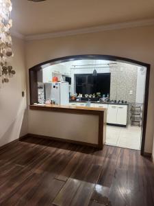 Kuchyň nebo kuchyňský kout v ubytování Apartamento São João Del Rei