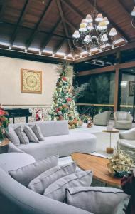 Posezení v ubytování Quinta Santa Bárbara EcoResort