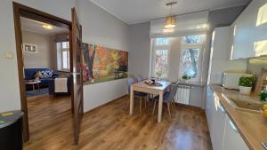 Et opholdsområde på Piątka - Apartamenty Parkowe