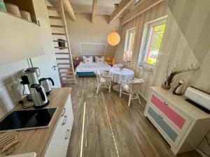 Nhà bếp/bếp nhỏ tại Ferienzimmer Roth