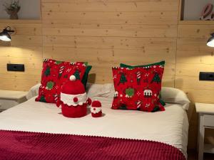 Ένα ή περισσότερα κρεβάτια σε δωμάτιο στο Apartaments Alta Muntanya