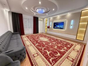 Χώρος καθιστικού στο Квартира +1 φωτογραφίες