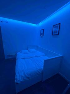 Ένα ή περισσότερα κρεβάτια σε δωμάτιο στο Beautiful Studio Near Basel 2 pers parking