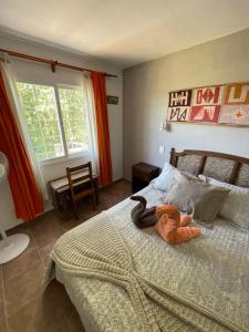 Postel nebo postele na pokoji v ubytování Cabañas Canluma + 32 fotografií