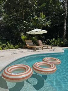 Πισίνα στο ή κοντά στο Maze Lodge