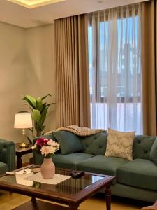 Posezení v ubytování Khobar Luxury Apartment