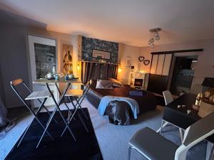 Χώρος καθιστικού στο Le Magnolia