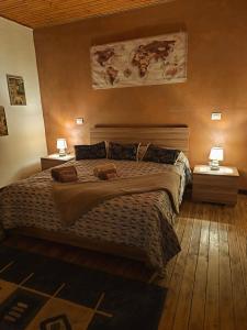 Postel nebo postele na pokoji v ubytování Nel blu dipinto di blu