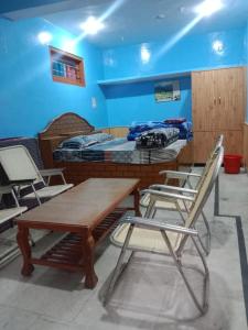 Et opholdsområde på Nature View Homestay Jibhi