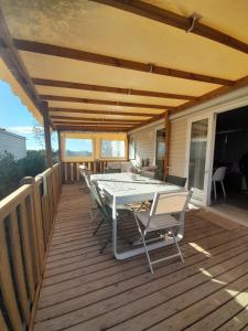 Μπαλκόνι ή βεράντα στο MOBIL HOME le MACHYNA