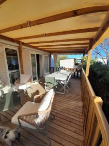 Μπαλκόνι ή βεράντα στο MOBIL HOME le MACHYNA