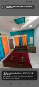 Postel nebo postele na pokoji v ubytování Ayansh home stay