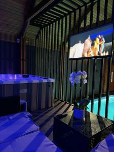 TV a/nebo společenská místnost v ubytování Villa Schilde - Norissa