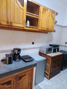 Kuchyň nebo kuchyňský kout v ubytování Dar fatima