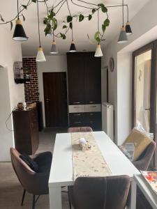 Χώρος καθιστικού στο Apartmán Jako doma