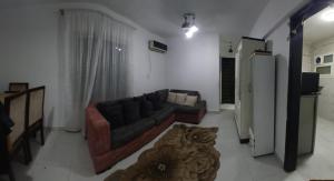 Posezení v ubytování شقة للإيجار مفروش بالكامل في كمبوند بداية 1 هادئ وجميل