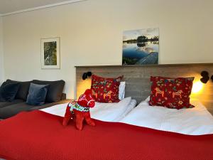 Ένα ή περισσότερα κρεβάτια σε δωμάτιο στο Fridhemsgatan City Stay