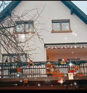 Balkón nebo terasa v ubytování Chambre douillette